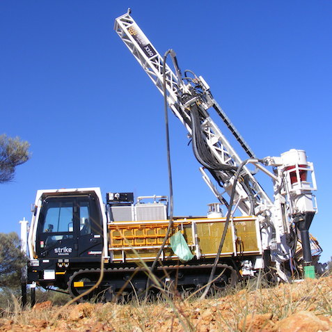 Strike Drilling's track rig takes on Great Sandy Desert