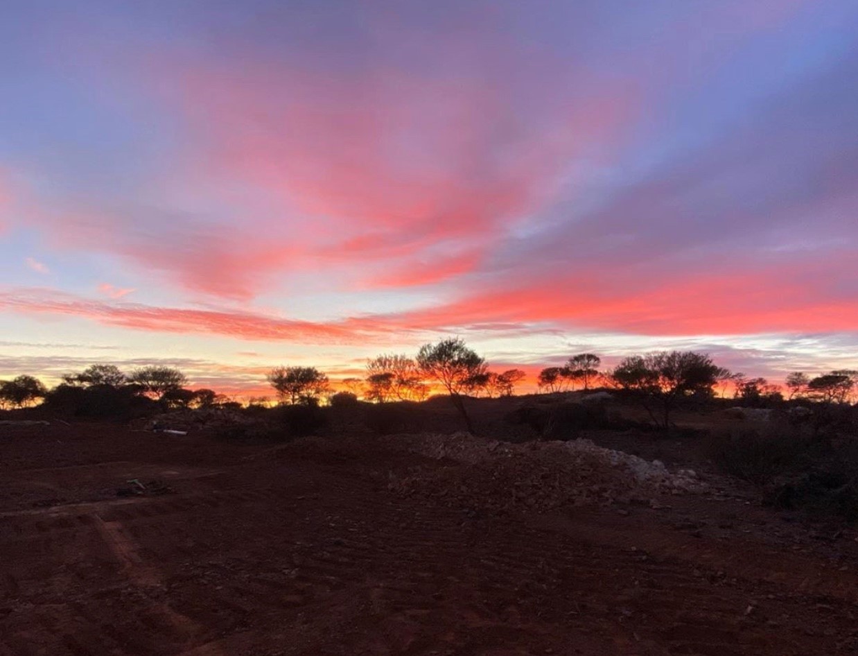 Sunset from the Goldfields WA